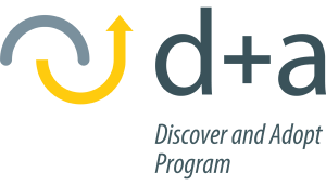 D+A (Discover and Adapt Program) Logo